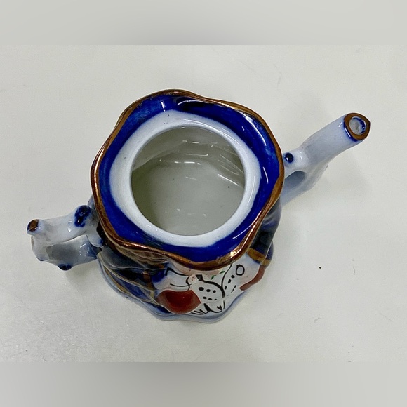 19th Century Vtg Allertons Est. 1831 Gaudy Staffordshire Miniature Toby Teapot - Picture 14 of 16